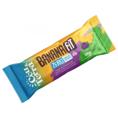 BANANA FIT ZERO AÇUCAR AÇAÍ CÉU E TERRA 28G